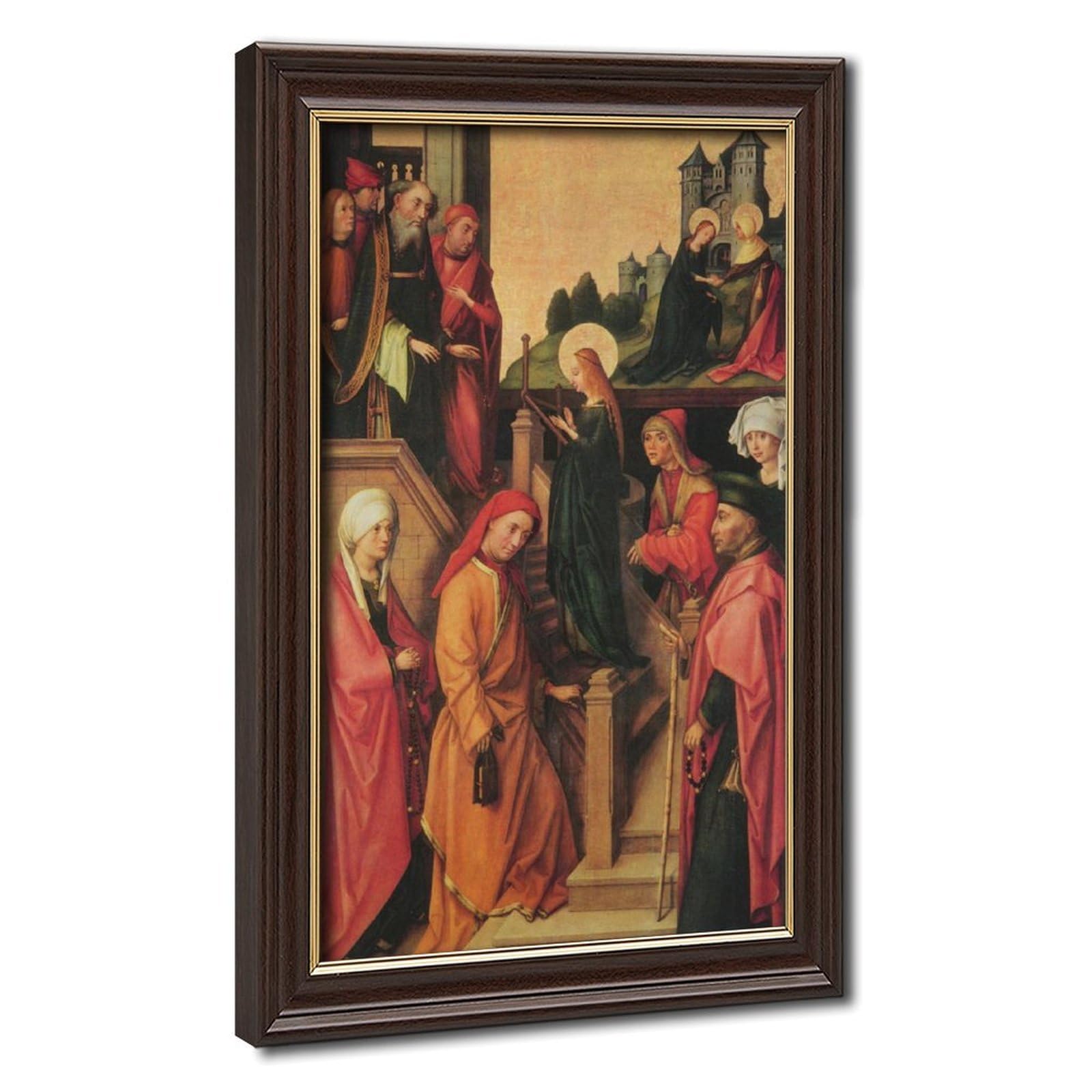 Impression toile Vierge Marie Temple Jérusalem Holbein tableau - 8