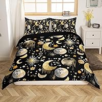 Vista 37 de Feelyou - Juego de ropa de cama con funda de edredón de dibujos animados para niños, niñas y adolescentes, con estampado de vehículos modernos