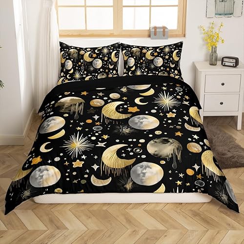 Miniatura 37 de Feelyou - Juego de ropa de cama con funda de edredón de dibujos animados para niños, niñas y adolescentes, con estampado de vehículos modernos