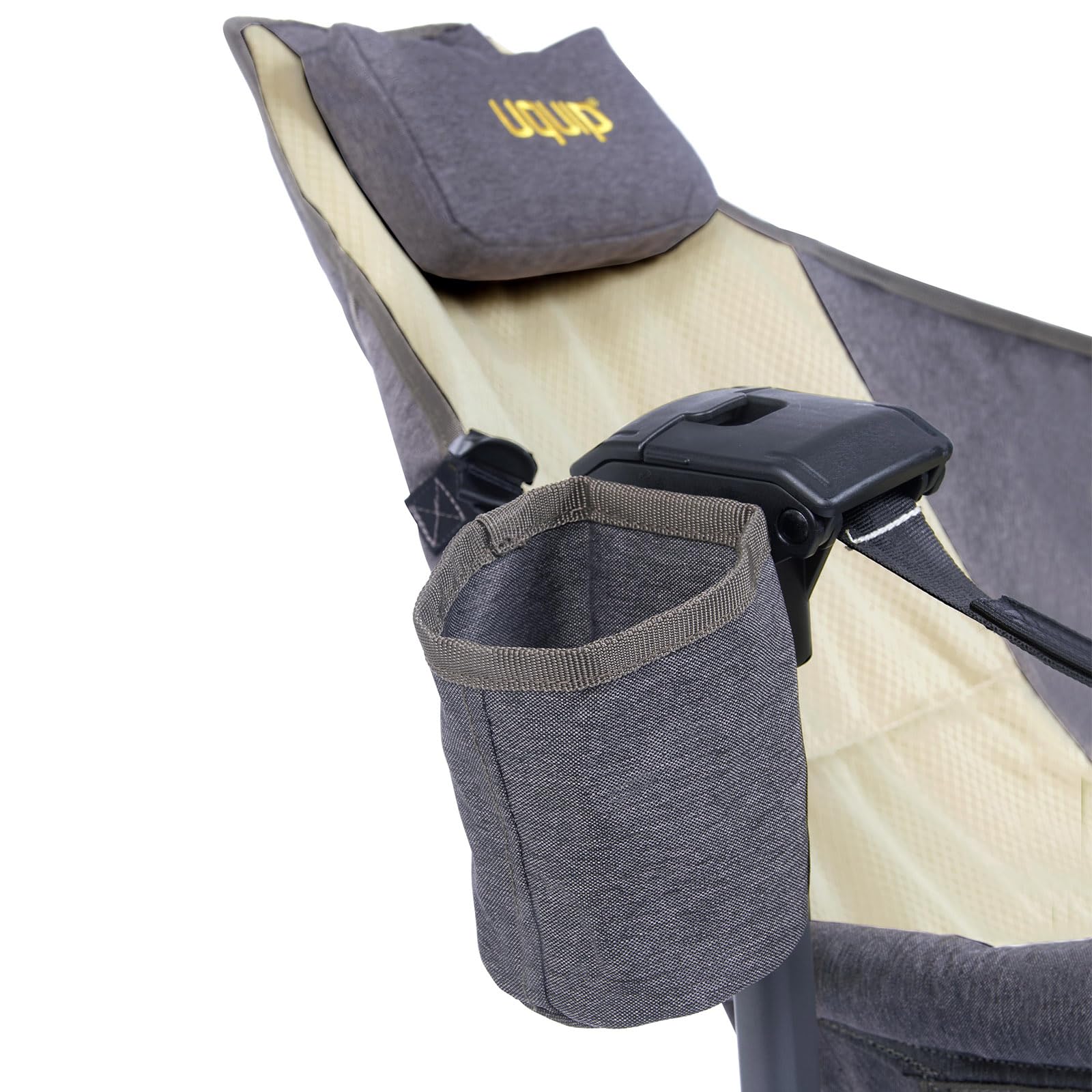 Uquip Chaise de Camping Rocky 2.0 Boulder I Chaise Pliante à Bascule jusqu'à 120 kg I Structure en Acier et Polyester I Idéale pour Le Camping, la Plage, Le Jardin et Les Festivals