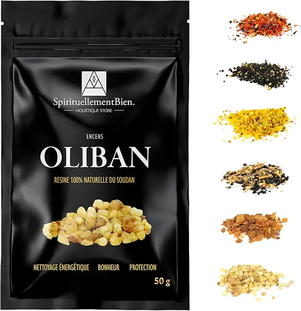 Encens Oliban Naturel en Grains 50g - Purification et Protection - Encens Bakhour