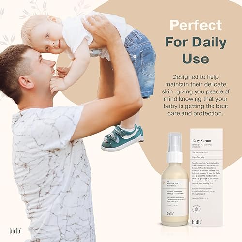 Miniatura 6 de Birth Skincare Suero para bebés para recién nacidos y bebés, sin esteroides y seguro para calmar la piel propensa al eczema, erupciones y