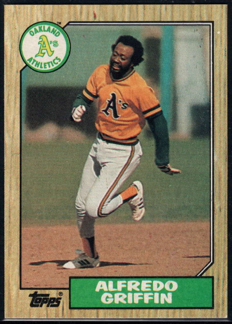 Amazon.com: Baseball MLB 1987 Topps #111 Alfredo Griffin #111 Athletics :  Collectibles & Fine Art
