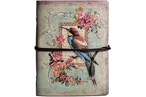 MALEDEN Vintage Refillable Bird Notebook