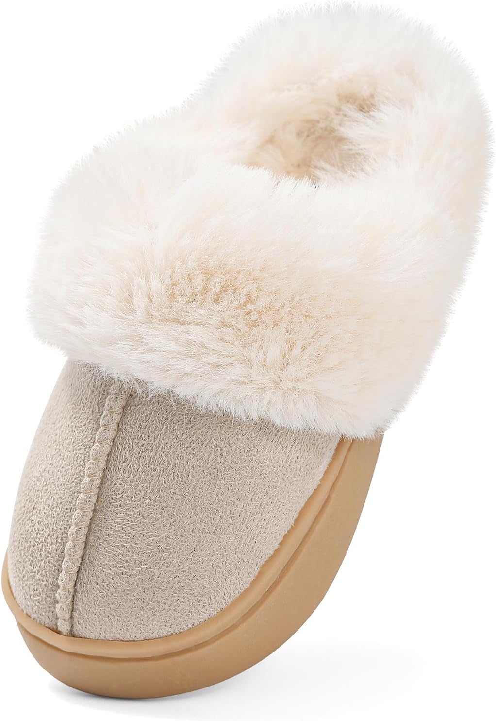 Toddler Slippers - Non-Slip Soft Fluffy Plush