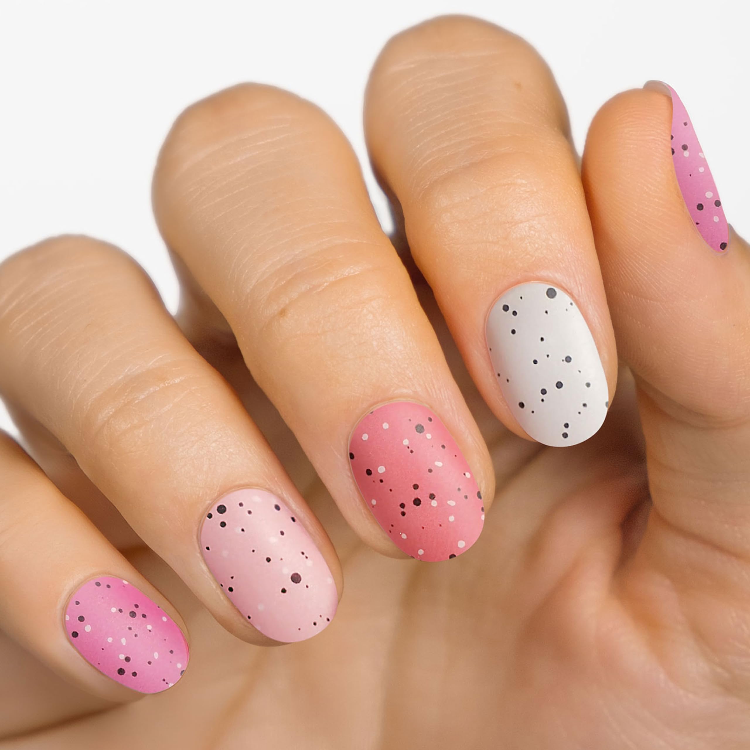MOYOU LONDON Semi Cured Gel Nail Strips, 20 Pcs. Waterproof Gel Nail Wraps, Cures in Sunlight or UV/LED Lamp - Image 2