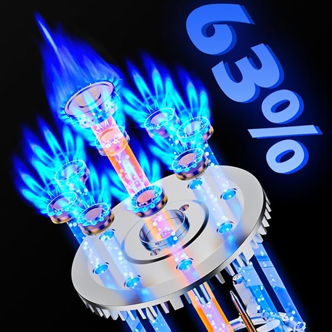 Estufa de Gas Empotrable 2 Puestos 75 cm miniatura 6