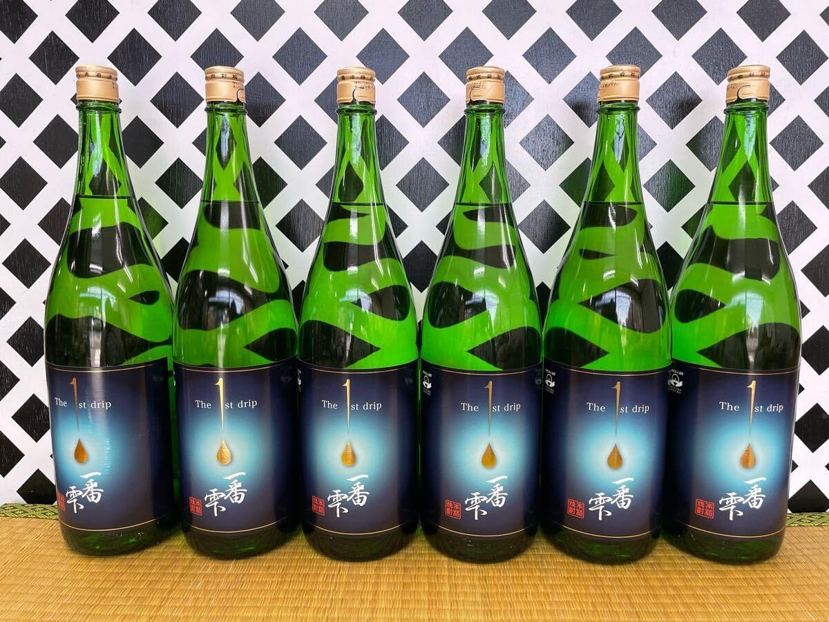 鹿児島本格焼酎 一番雫 いちばんしずく 本格焼酎 25% 1800ml 6本 芋