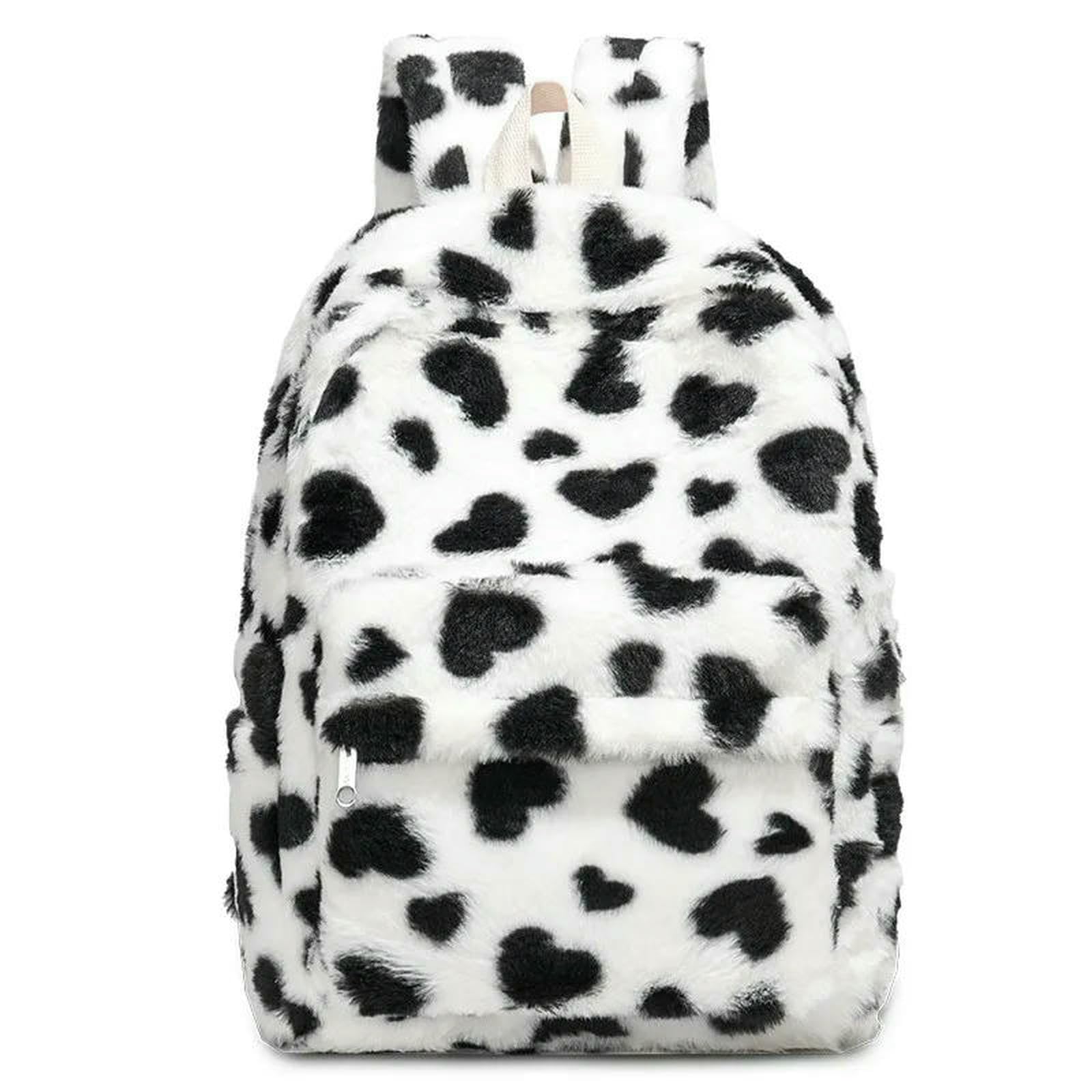plecak damski nadruk na laptopa z wieloma kieszeniami College Camping Daypack Women Daily Work Travel And Shopping - czarny