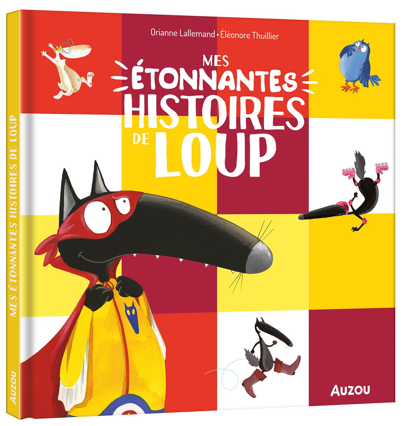 Coffret peluche - mes étonnantes histoires loup: Coffret avec 1 peluche et 1 poster