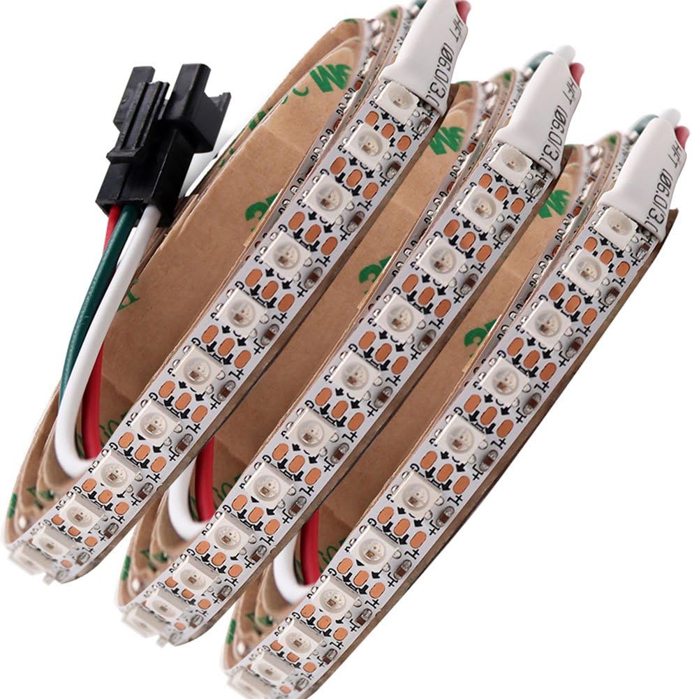 Addressable Waterproof Flexible LED Strip Tape Lights SK6812 Mini 3535 144LEDs/m DC5V(1M, Waterproof IP67)