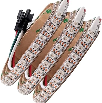 Addressable Waterproof Flexible LED Strip Tape Lights SK6812 Mini 3535 144LEDs/m DC5V2M, Waterproof IP67