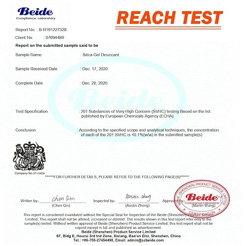 Miniatura 5 de Paquetes de gel de sílice de grado alimenticio de 0.04 onzas 2000 paquetes Desecantes - Absorbentes de humedad, paquetes de desecantes, paquetes