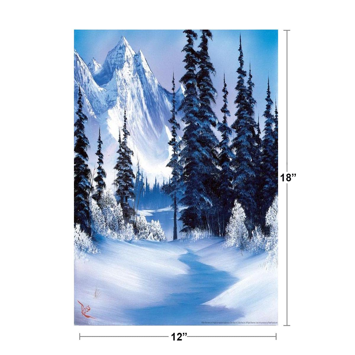 絵画 Winter Mountains 71TE+Eg79IL._AC_UF894,