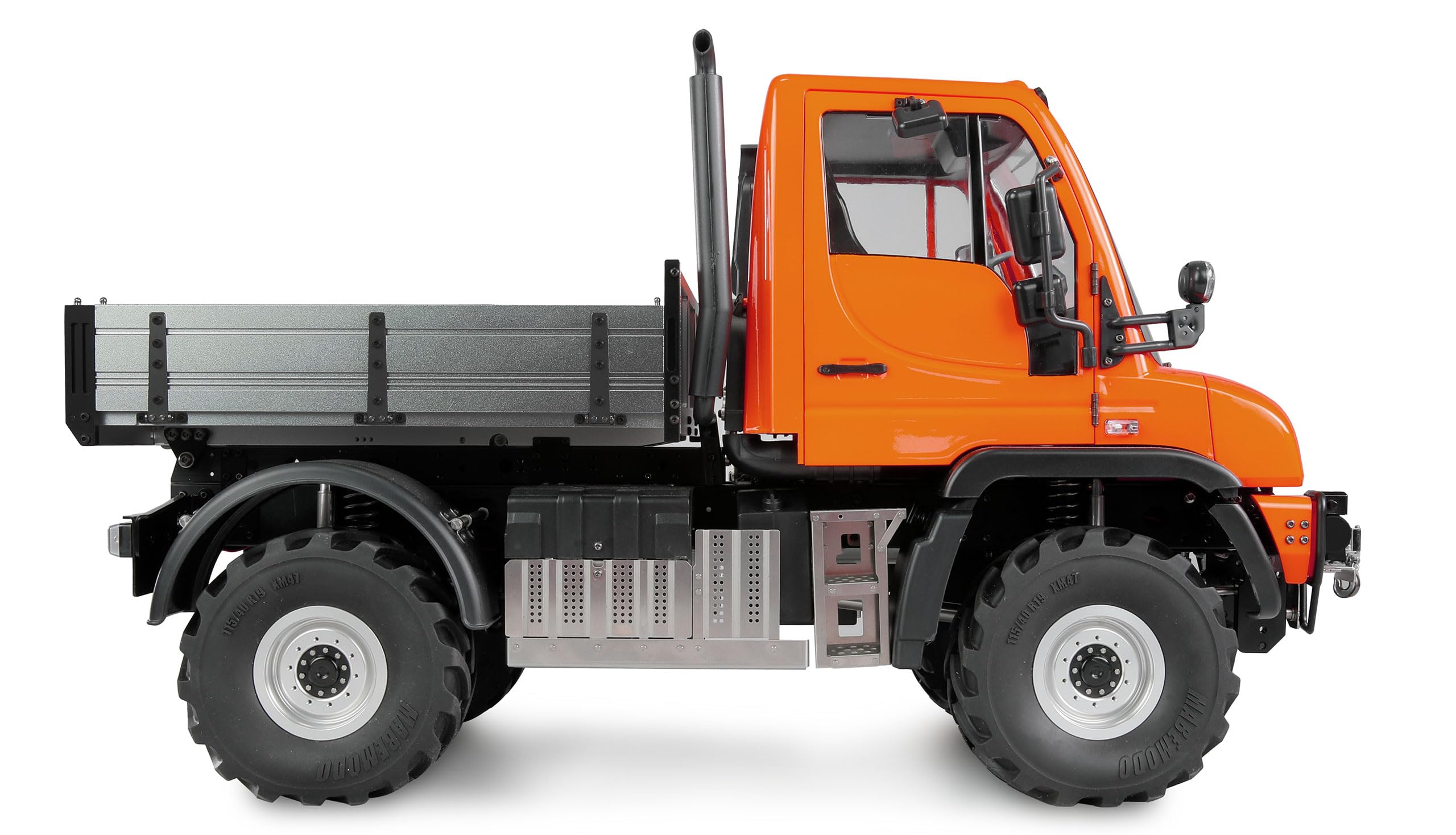 Amewi Mercedes-Benz Unimog Geräteträger 4WD 1:10 ARTR orange RC ferngesteuert Lizenz Fahrzeug