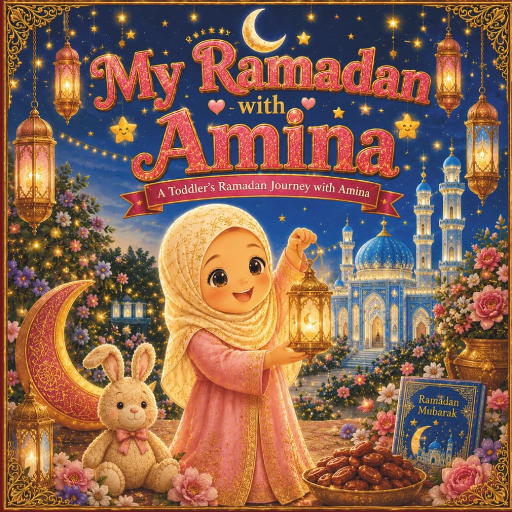 My Ramadan with Amina: A Toddler’s Ramadan Journey with Amina: Learning About Ramadan, Dua, Kindness, Gratitude, Prayer, Family, and Eid for Muslim Children Ages 2–5