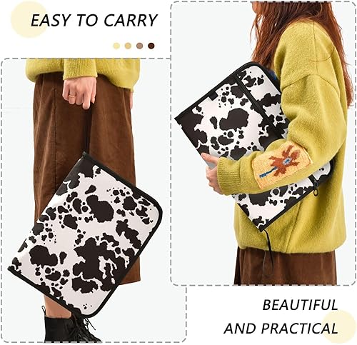 Miniatura 4 de Carpeta de archivos expandible con asa oculta, organizador de documentos de 13 bolsillos con cremallera, carpetas de acordeón tamaño carta A4 para