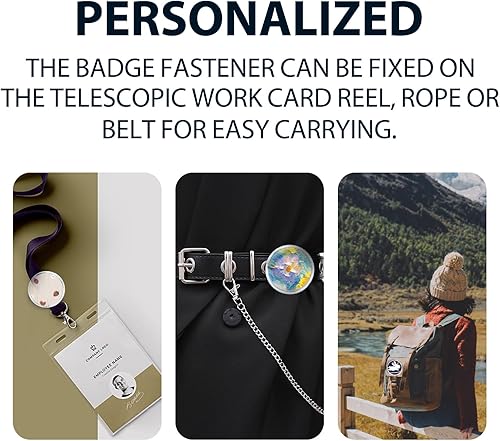 Miniatura 7 de Paquete de 20 pines de botón transparentes de 1.5 pulgadas, kit de botones para hacer tus propios botones acrílicos con juego de sublimación para