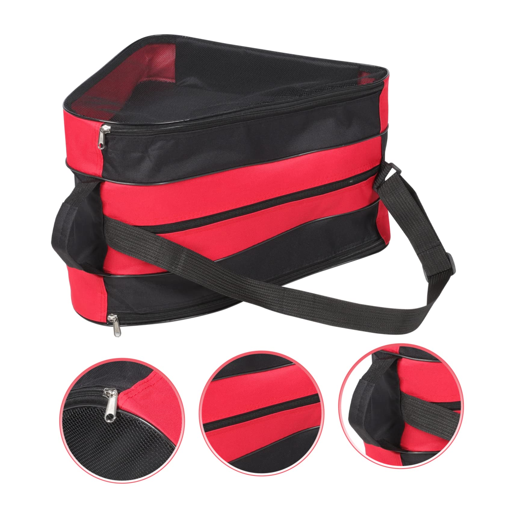 KOMBIUDA Borsa per Pattini da Ghiaccio 2 Pezzi, Custodia per Scarpe da Pattinaggio Oxford, Chiusura a Cerniera, Portatile per Trasporto e Conservazione