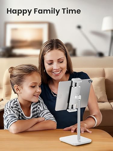 Miniatura 7 de tounee Soporte portátil para monitor y tableta, resistencia de sujeción de 4.4 libras, altura ajustable hasta 18.11 pulgadas, ideal para