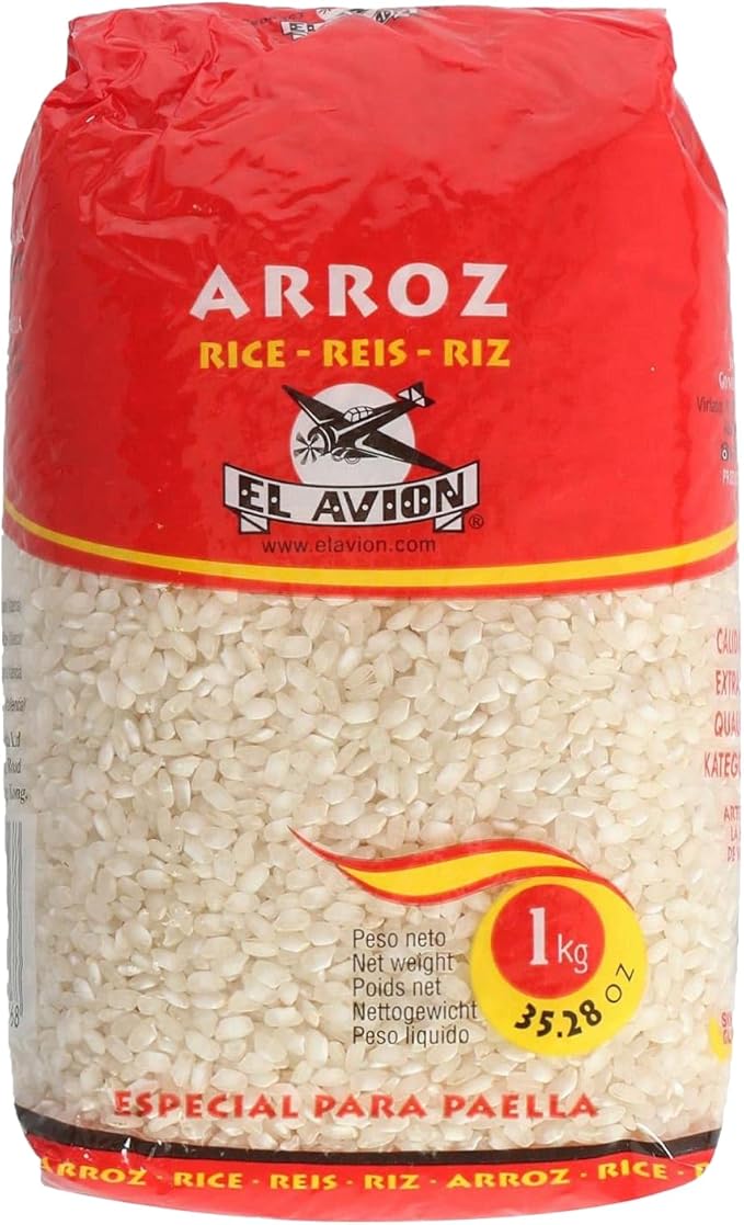 El Avion Arroz Spanish Paella Rice from Valencia, Risotto Rice, 1000g
