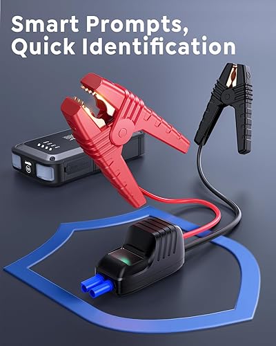 Miniatura 6 de TREKURE Portable Car Battery Jump Starter 4000A 16800mAh Jump Box, Car Battery Jumper Starter Portable Jumper Cables for car(8.0L Gas/6.5L Diesel)