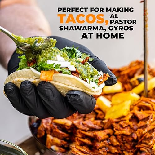 Miniatura 6 de Al Pastor - Brochetas para asar a la parrilla, 3 en 1, brochetas verticales brasileñas para barbacoa, juego de asadores de acero inoxidable para