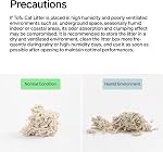Pidan Tofu Cat Litter Clumping, Flushable,Ultra Séchage rapide et absorbant, 100% Ingrédients naturels Litter,Solubilité dans l'eau,Réellement sans poussière,Moins de dispersion (5.3lb×4bags)