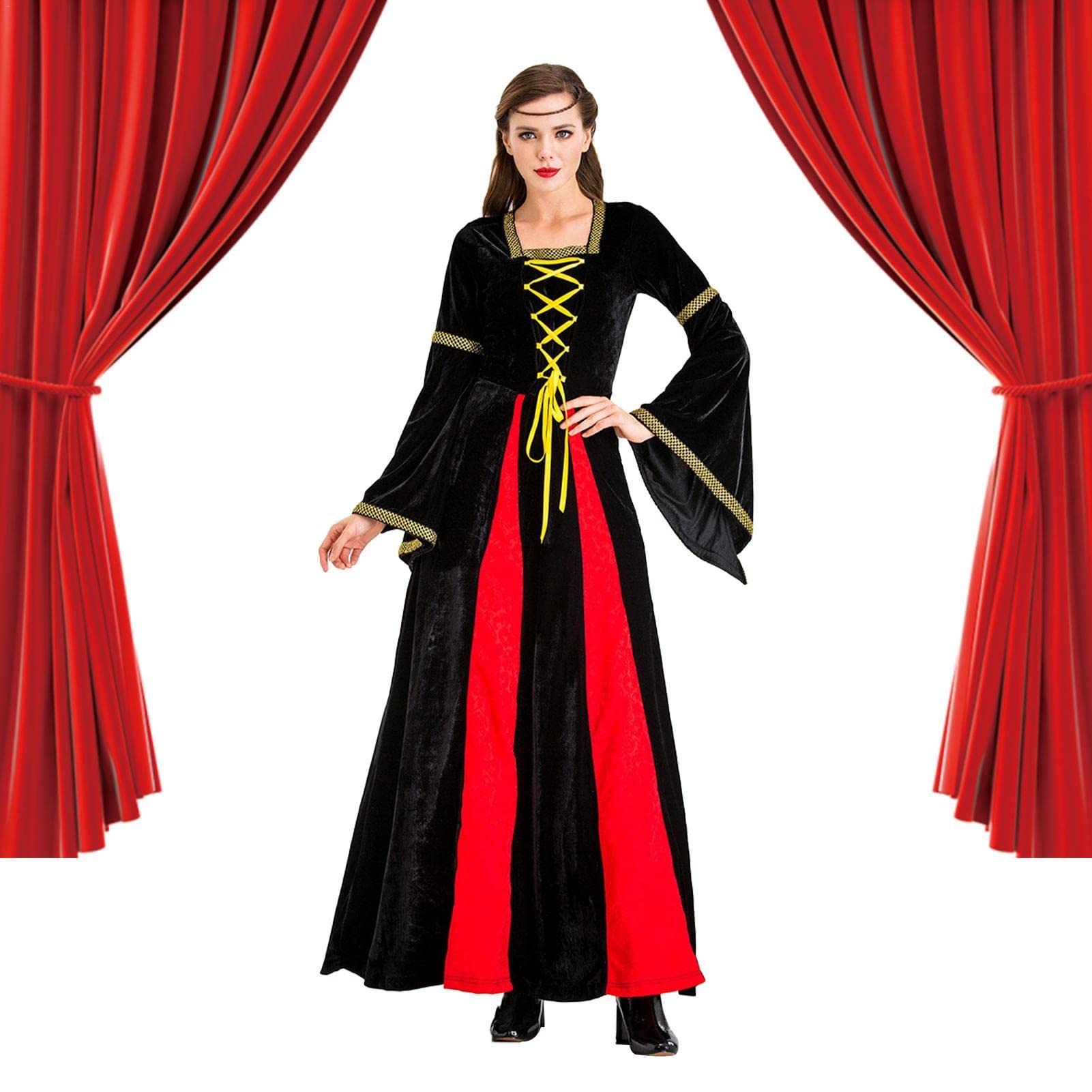 Vestido Wednesday Halloween Remimi - Preto Com Gola Peter Pan