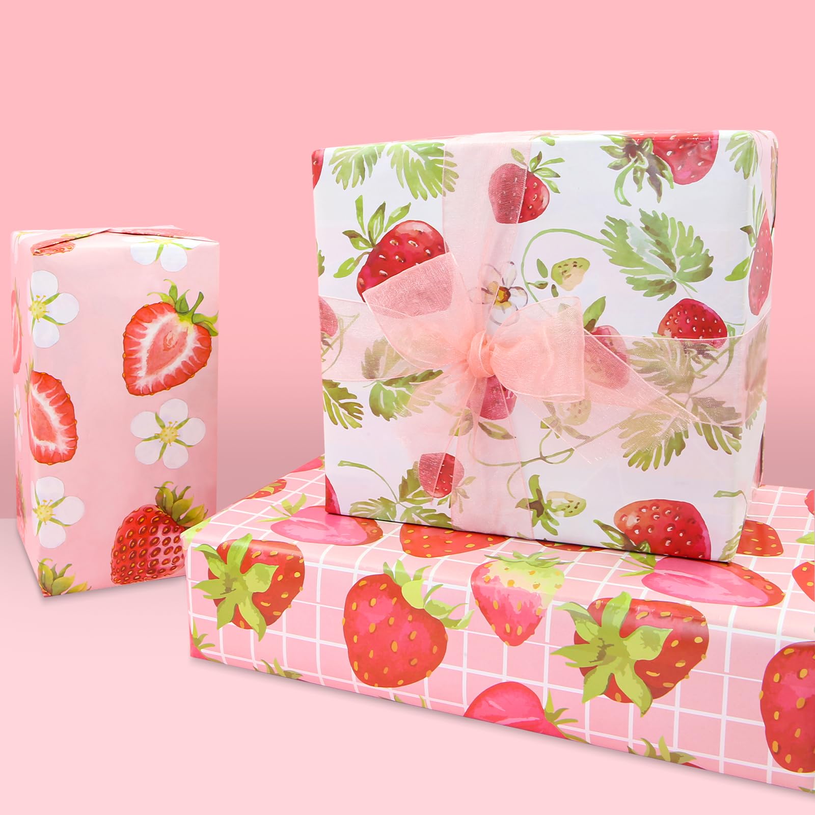 ARKRAFT 5 Feuilles De Papier Cadeau Aux Motifs Assortis 100 X 70 Cm