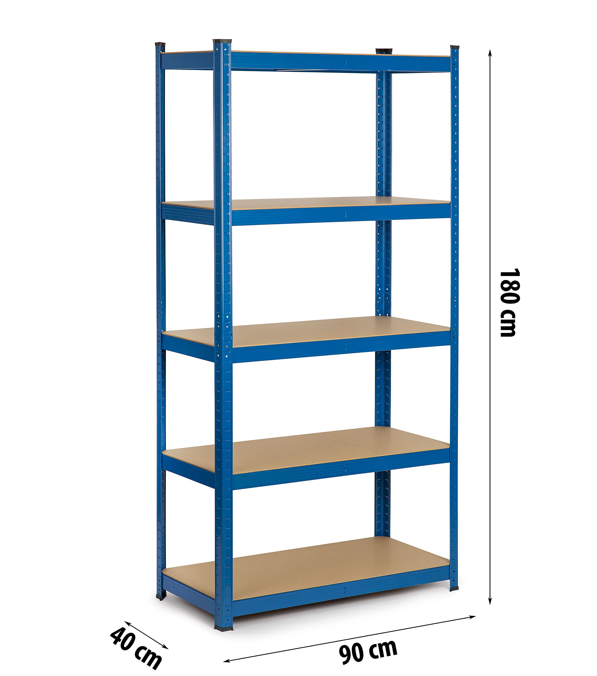 Toomax Universal Opbergrek - 5 Planken - 60x30x180 Cm