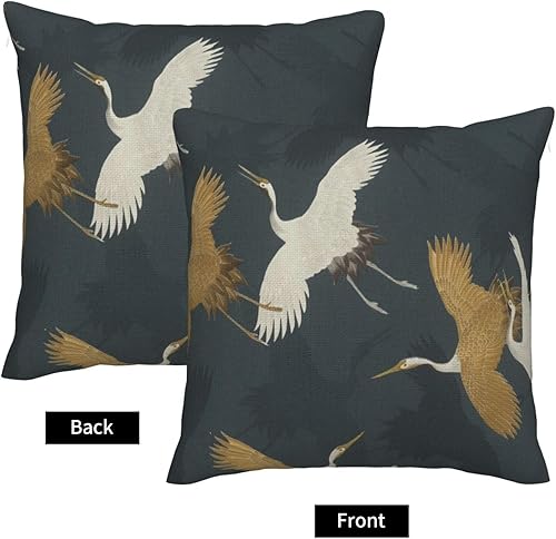 Miniatura 3 de ChangQingArt Fundas de almohada decorativas azules con corona roja, fundas de almohada decorativas para decoración del hogar, fundas cuadradas de 18