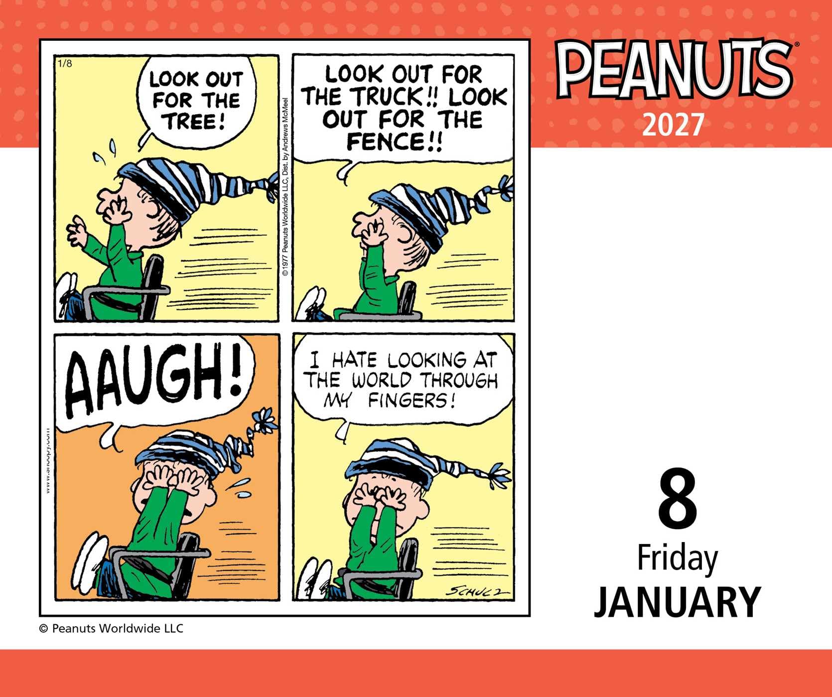 Peanuts 2027: Original Andrews McMeel-Tagesabreißkalender [Kalendar]