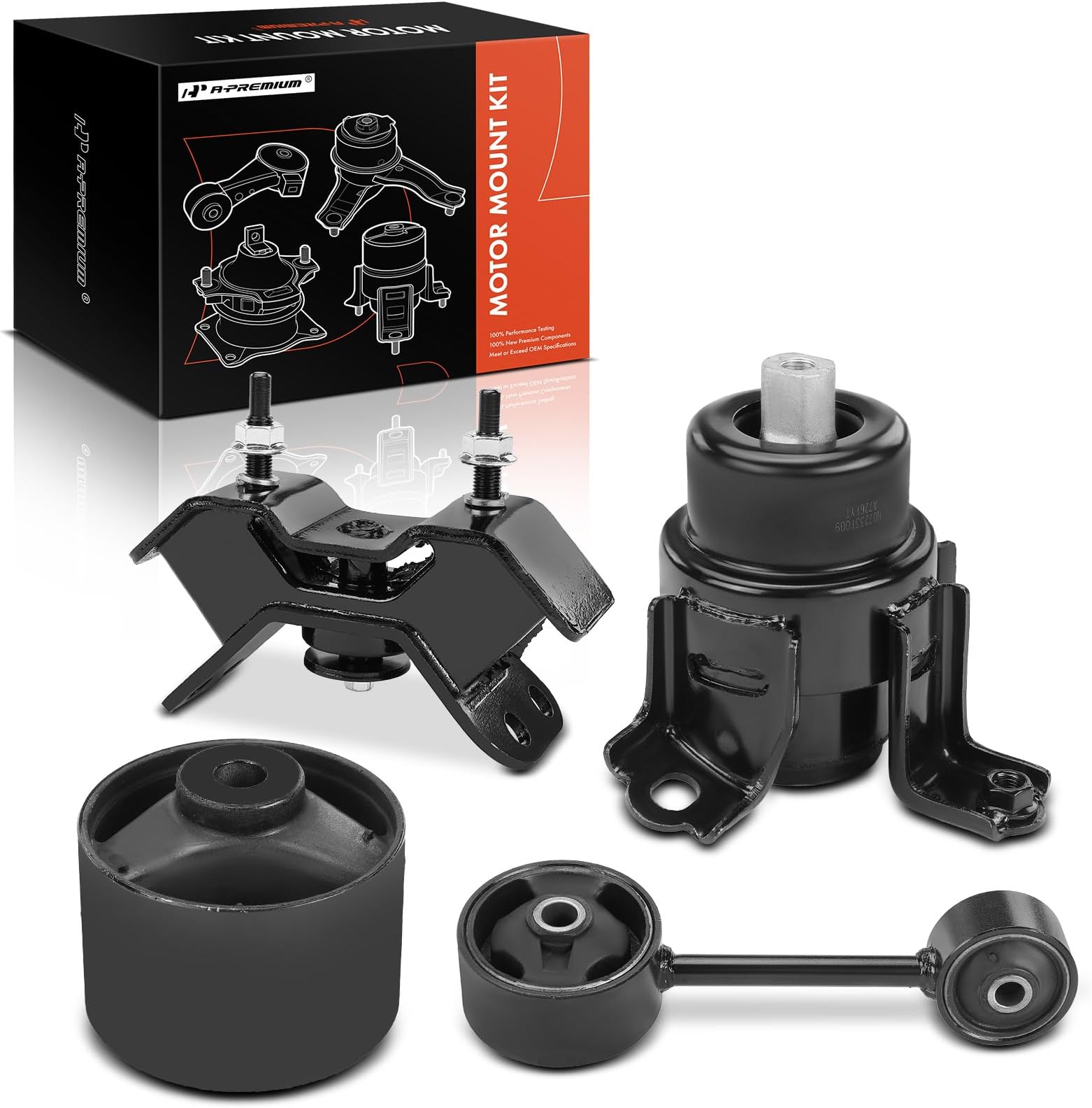 A-Premium 4PCS Engine Motor Mount and Transmission Mount and Torque Strut Mount Kit Compatible with Toyota Camry 1997-2001, Avalon 1998-1999, Solara & Lexus ES300, 3.0L, Automatic Transmission