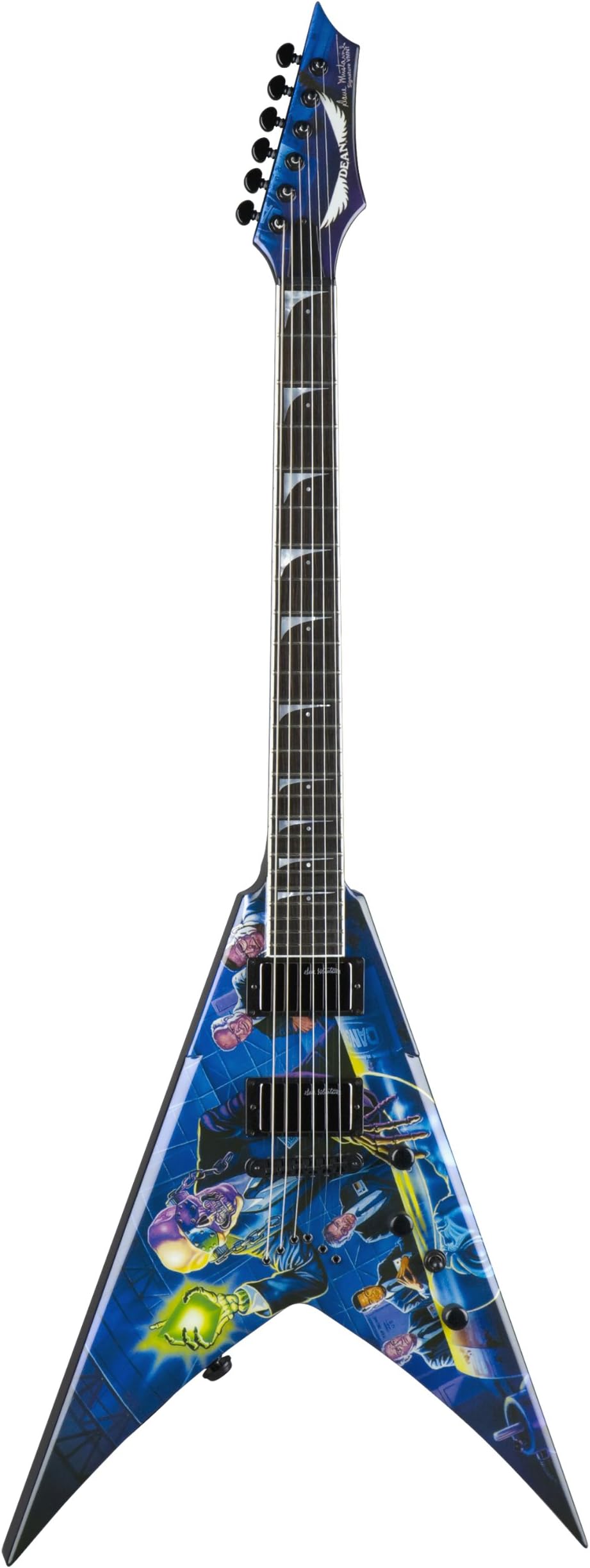 Dean Guitars "VMNT RIP Dave Mustaine Rust In Peace V-Shape" Electric Guitar with Case
