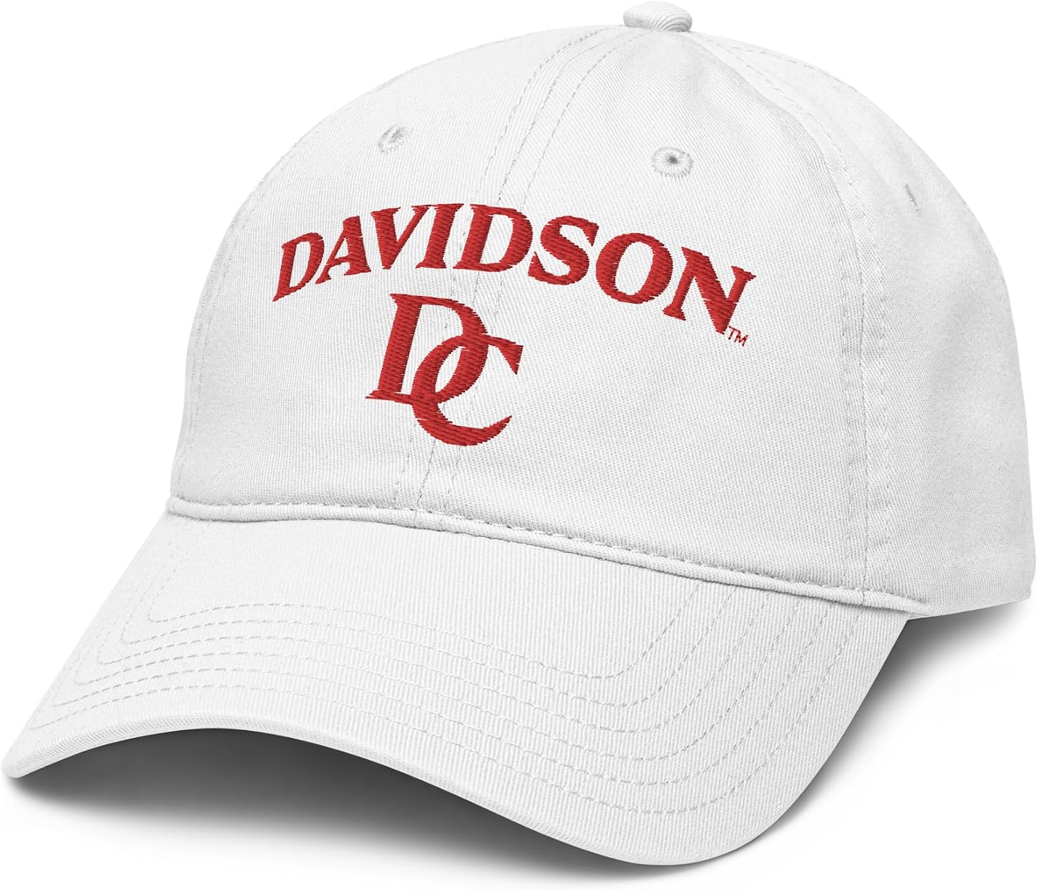 Davidson Wildcats Arched Officially Licensed Adjustable Baseball Hat