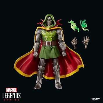 Marvel Legends Series Emperor Doom, Fantastic Four Comics Collectible 6-Inch Scale Action Figure | Marvel Legends Fantastic Four 6 Inch Action Figure - Emperor Doom