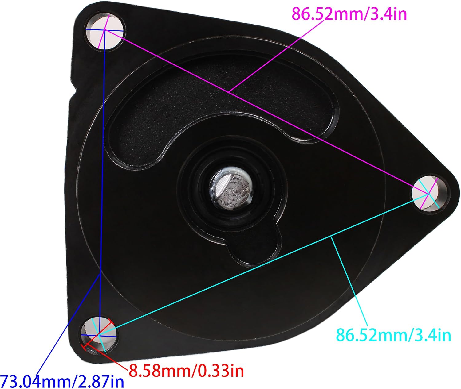 SouthMarine Outboard Engine 69J-43880-00 01 60V-43880-00 Tilt Trim Motor for Yamaha 200HP 225HP 250HP 300HP, 888645T1 888645T02 for Mercury, fit Arrowhead TRM0082, fit Sierra 18-6798 6263 /API PT616NM