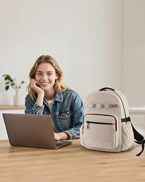 LOVEVOOK Laptop Backpack Womens 15,6 Inch School Work Rucksack for Women