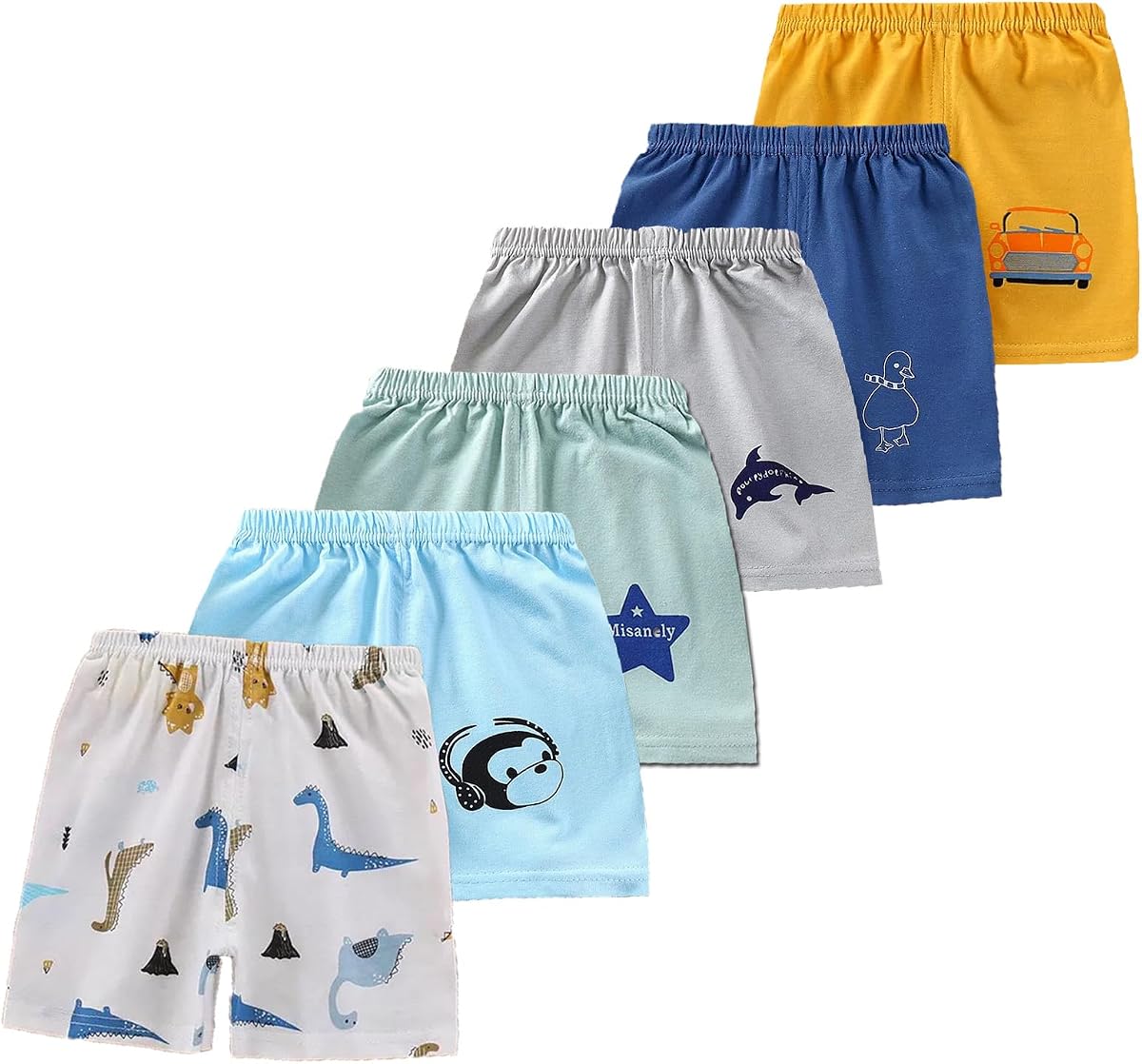 Toddler Baby Boy Shorts Cotton Dinosaur Summer Clothes for Kids 6M-5T