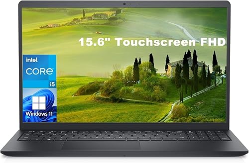 Dell Inspiron 15 3000 3520 - Computadora portátil de negocios FHD con pantalla táctil de 15.6 pulgadas, Intel Core i5-1155G7 (Beat i7-10710U), 8 GB