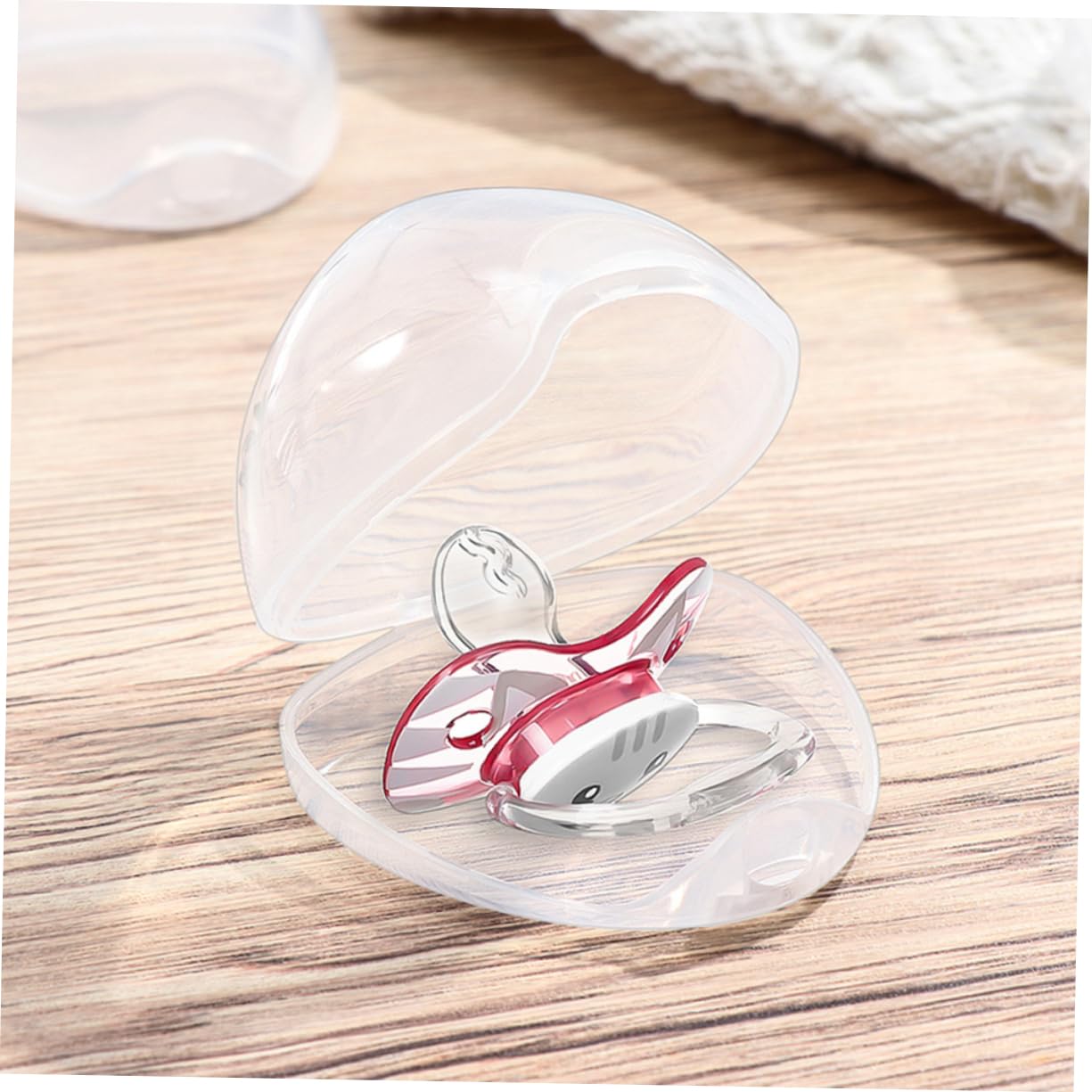 KOMBIUDA 12pcs Pacifier Organizer Case for Portable Teething Toy Storage Box Easy to Clean Travel Pouch for Pacifiers Design for Diaper Bags and Newborns