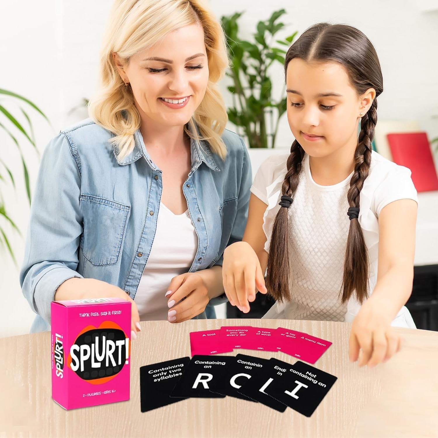 Il miglior regalo!! Gioco di carte per feste - Fast Reaction Say It First Game, gioco di parole di pensiero rapido per 2 giocatori, giochi di carte compatto per feste edizione UK !!!