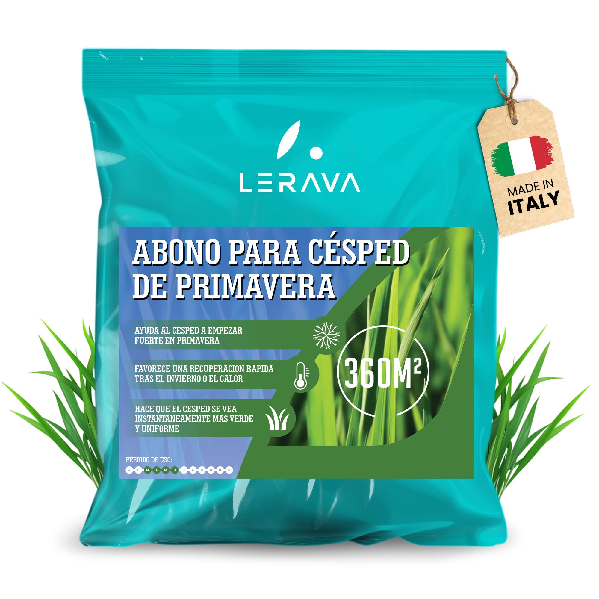 LERAVA® CHAMPION semillas cesped resistente - 10m² - semillas de cesped resistente a la sequía - transitable - cesped de bajo consumo de agua - adecuado para todos los lugares y tipos de suelo