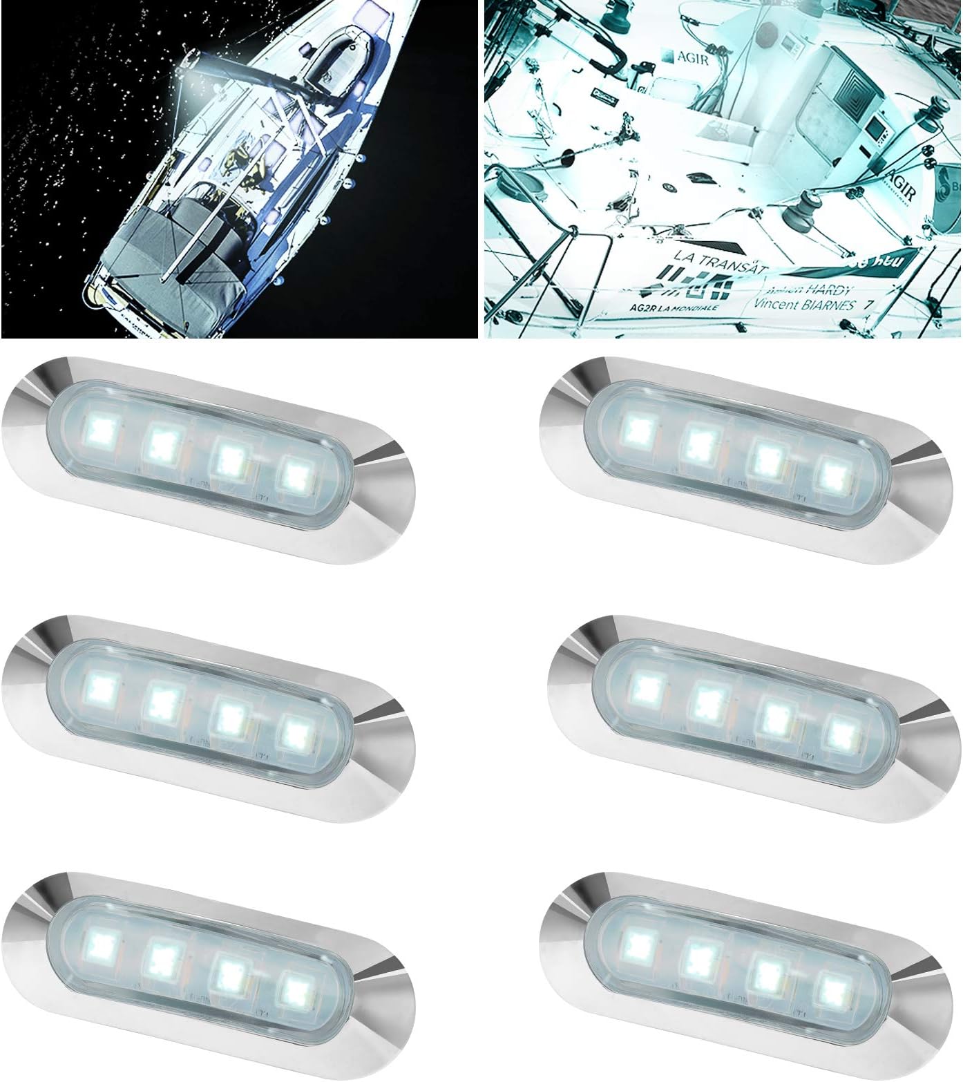 Ruban LED Bateau 5m Bleu CHUSYYRAY - Étanche IP65 Avec Télécommande - Intérieur/Extérieur