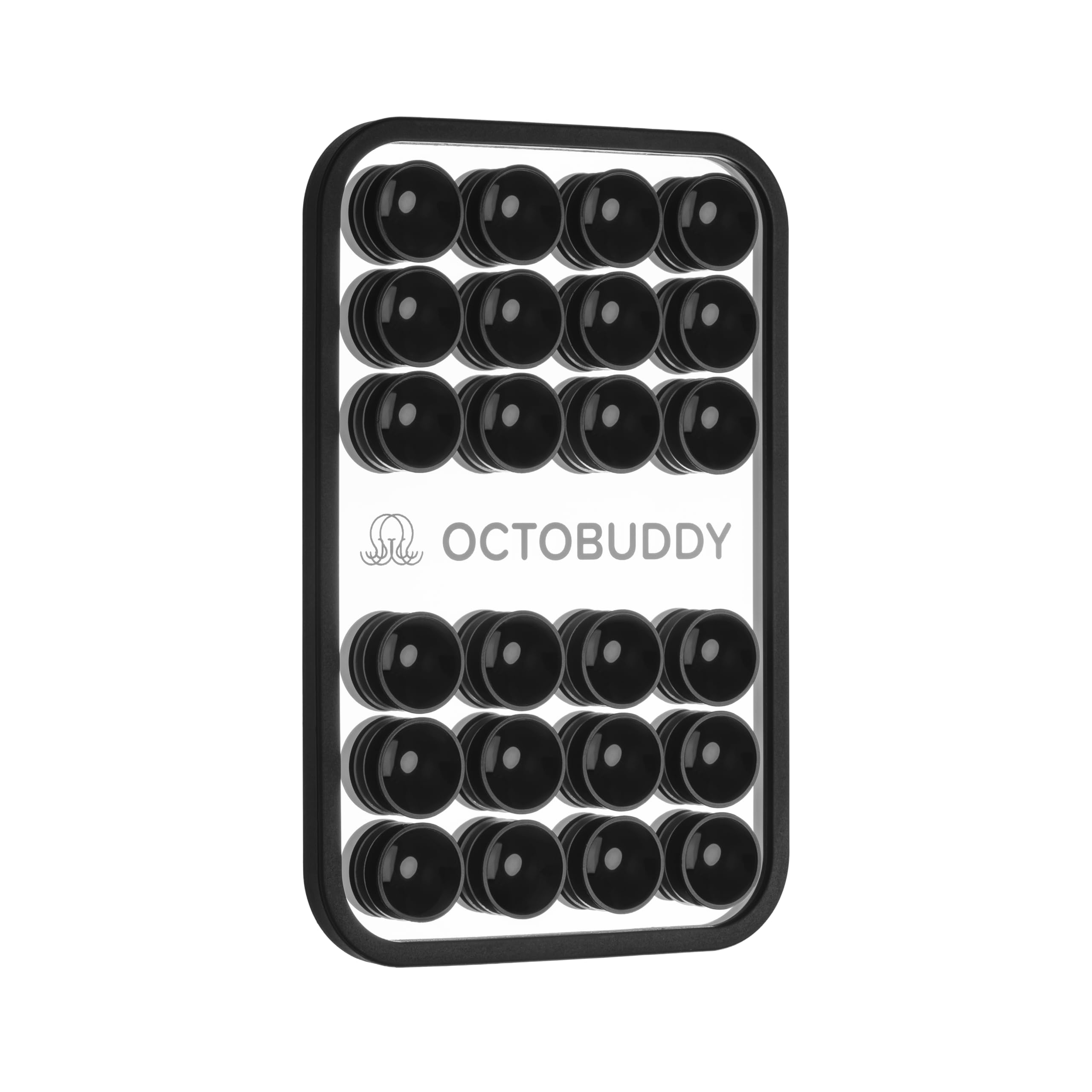 OCTOBUDDY Mirror - OG Suction Cup Phone Holder - Smartphone Silicone Holder with Built-in Mirror - Hands Free Selfies and Videos - Content Creation Accessories - 66 x 99 mm - Imperial Black-image-9
