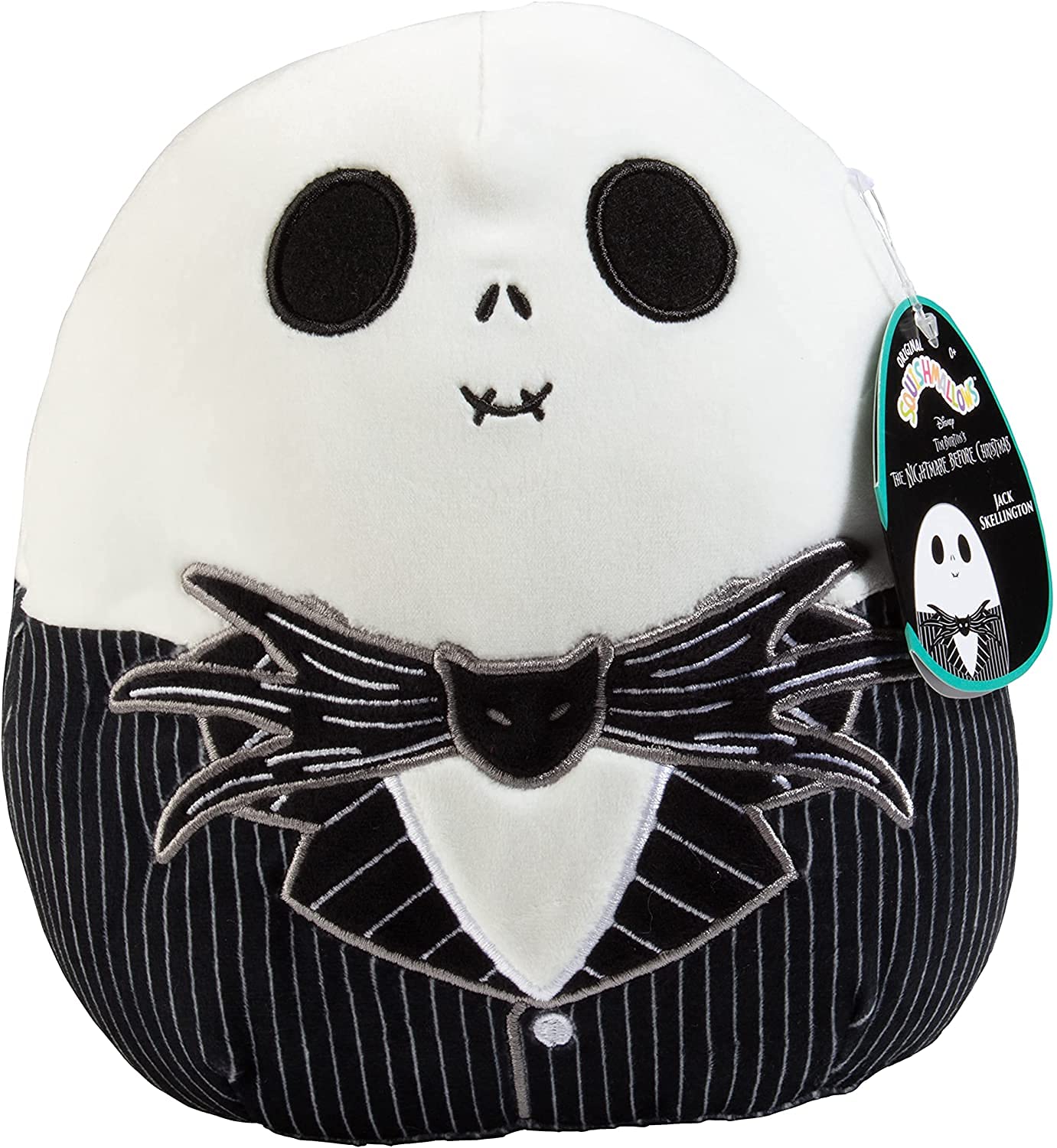 Squishmallows Official Kellytoy Disney Characters Squishy Soft Stuffed Plush Toy Animal (7 Inch, Jack Skellington) — image 1