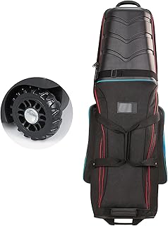 Golf Travel Bags for Airlines with Hard Case Top & Wheels, Hard Shell Top