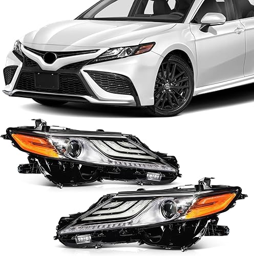 Miniatura 66 de SCITOO Faros delanteros para Jeep Grand Cherokee 1999-2004, carcasa cromada, reflector ámbar, lente transparente, lado del conductor y del pasajero