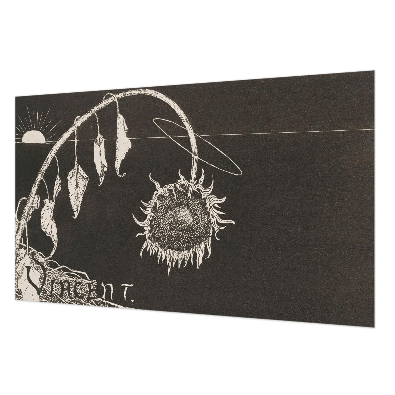 Revêtement mural intissé facile à nettoyer 416x254 cm impression haute qualité tournesol